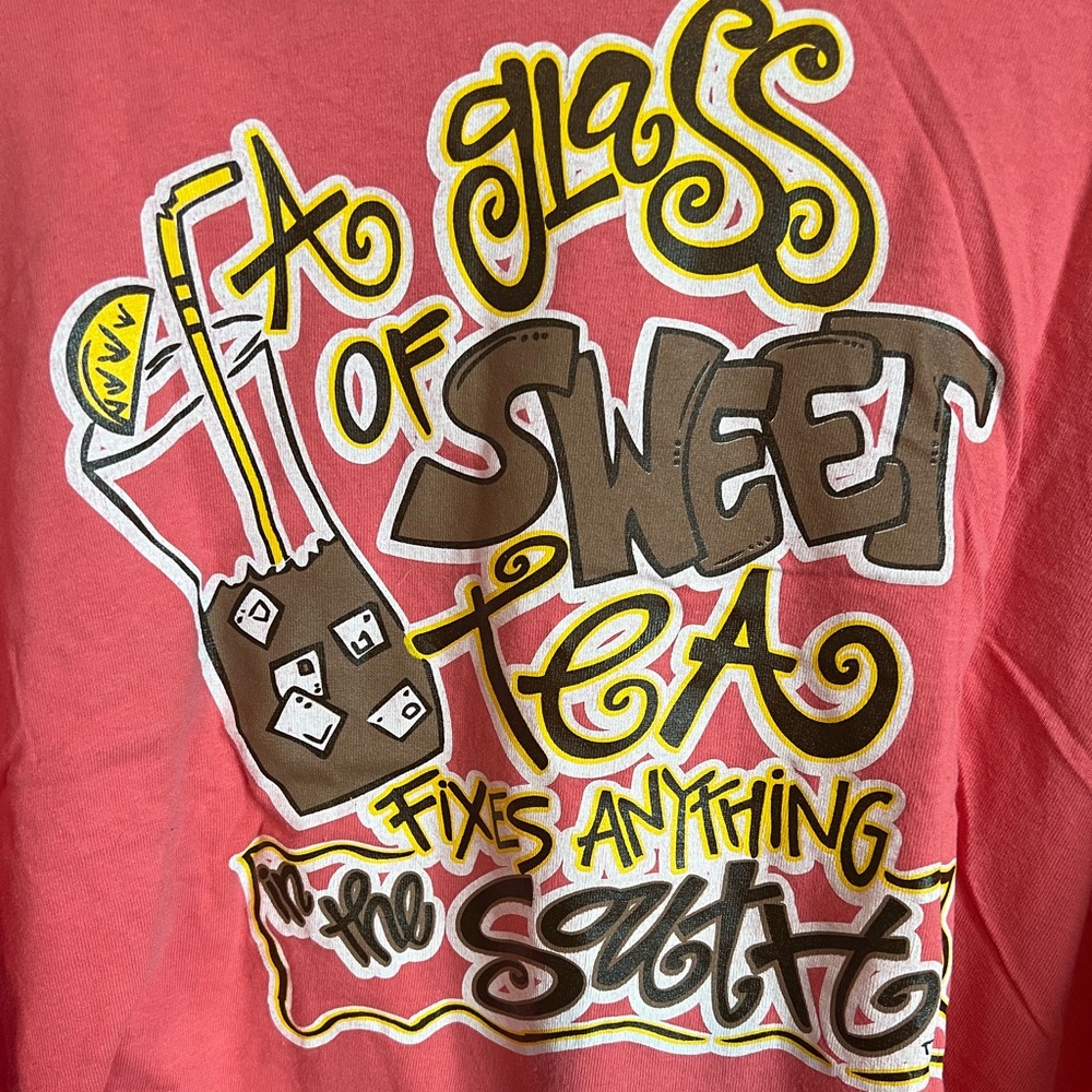 🍀Southern Belle 3x tee A Glass of Sweet Tea Fixes Anything in the South🍀